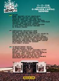 Nos alive festival is the leading music festival in portugal. Previous Editions Nos Alive Festival