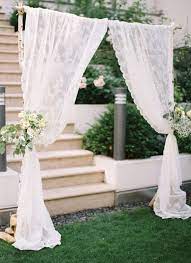 45 Chic Rustic Burlap Lace Wedding Ideas And Inspiration Wedding Arch Rustic Arch Decoration Wedding Burlap Lace Wedding