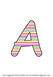 Large printable letter templates to print and cut out online. Display Bulletin Letters Cut Out Alphabet Number Punctuation Sign Rainbow Stripe