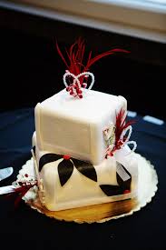 Sweetheart Red And Black Wedding Cake Portraits By Patti Photography At Frederik Meijer Gardens Cake Wedding Cakes Sport Cakes