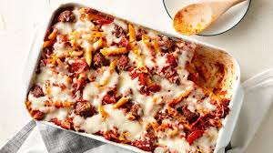 One Pan Meatball And Pepperoni Pasta Bake Recipe Recipes Food Pasta Bake