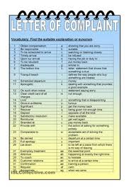 Letter Of Complaint Lettering English Writing Skills Formal Resignation Letter Sample