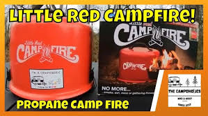 Using and maintaining a fire pit is easy as long as you exercise proper safety and caution. Camco Little Red Campfire Portable Propane Camp Fire Love It Youtube