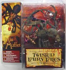 Series 4 focuses on beloved fairy tale and nursery rhyme characters all skewed by the mcfarlane vision into something new and different. Mcfarlane S Monsters Serie 4 Twisted Fairy Tales Miss Muffet