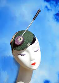Surrealist Billiards Fascinator: Pool Table Hat, Sports Bar Costume