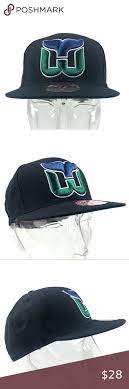 Hartford Whalers Mitchell Ness Fitted Hat 7 1 4 Fitted Hats Hartford Whalers Mitchell Ness