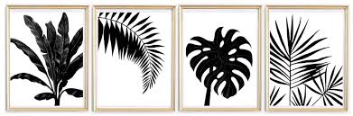 Printed on 100% cotton watercolour textured paper, art prints would be at home in any gallery. Tropical Palm Leaf Printable Leaf Wall Art Novocom Top