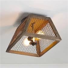 Thrifted Chicken Wire Light Fixture Bless Er House Ceiling Lights Diy Rustic Ceiling Lights Ceiling Light Shades