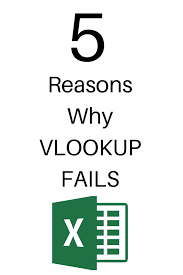 Top 5 Reasons Why Vlookup Is Not Working Fails Excel Quotes