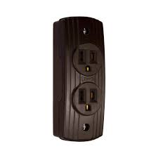 Maybe its a box on a concrete slab and it may be a switchboard or a control circuit (like the control boxes at traffic lights). Eaton Surface Mount Receptacle Brown At Menards