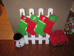 Picket Fence Stocking Holder Christmas Deco Winter Christmas Christmas