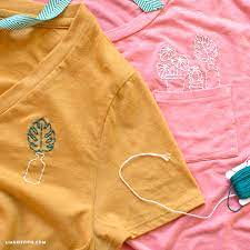 For the templates and written instructions. T Shirt Embroidery Tutorial