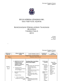 Kami di sini hanyalah bertugas sebagai pengumpul bahan sahaja. Rancangan Pengajaran Tahunan Sejarah Tingkatan 5