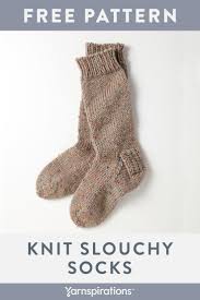 Most of these projects are easy slippers that are perfect for beginner knitters. Bulky Weight Patons Shetland Chunky Tweeds Yarn Gives These Hand Knit Socks A Dose Of Personality Knitting Socks Sock Knitting Patterns Loom Knitting Patterns