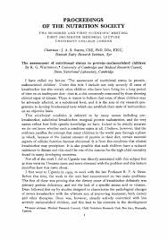 Nutritional status assessment implies a comprehensive approach (abcd abbreviation): The Assessment Of Nutritional Status In Protein Malnourished Children Proceedings Of The Nutrition Society Cambridge Core