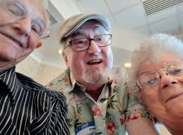 Frank Jordan, Gene Berube, and Pat Jordan