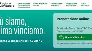 «lunedì verrà aperta la piattaforma per la prenotazione dei vaccini anche agli over 40» ha annunciato il presidente della regione abruzzo, marco marsilio. Vaccino Anti Covid In Lombardia Al Via Le Prenotazioni Ecco Il Calendario Di Massa Quibrescia