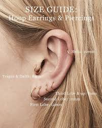 Dora Hoop Piercing 10mm Sterling Silver Fashionology In 2019