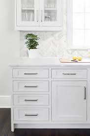 white modern marble chevron backsplash