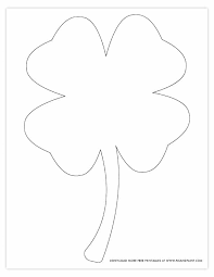 Lilies are a group of flowering plants which are important in culture and literature in much of the world. Four Leaf Clover Template Free Printable Shamrock Template