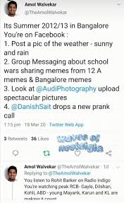 All meme crazy funny memes really funny memes stupid funny memes funny relatable memes funny tweets haha funny funny stuff relatable crush posts. Bangalore Memes Nostalgia Anyone Danish Sait Ayeee Manjunath Report To The Station I Say Batman Facebook