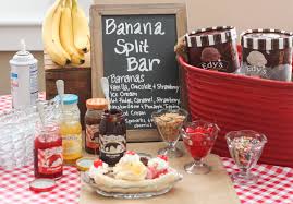 Enjoy this dessert by setting up your own ice cream sundae bar with lots of delicious toppings. Banana Split Bar The Farmwife Cooks