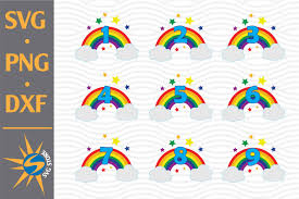 Download Rainbow Numbers Graphic By Svgstoreshop Creative Fabrica SVG Cut Files