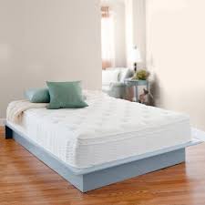Zinus Night Therapy Icoil 12 Inch Euro Box Top Spring Queen Mattress Mattress Twin Mattress Top Matress