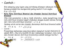 Distribusi Probabilitas Distribusi Binomial Poisson Dan Normal Ppt Download