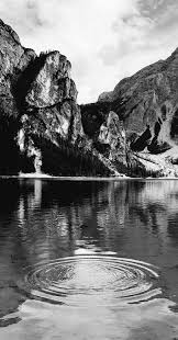 Lake Mountains Water Pragser Wildsee Black White Sky Mountain Beauty In Nature Scenics Nature Pxfuel