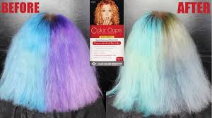 Color oops extra strength hair color remover reviews. Color Oops On Purple And Blue Hair Youtube
