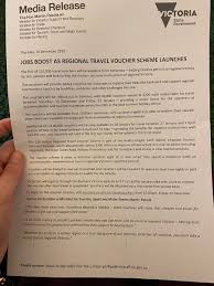 The victorian government will hand out $200 vouchers for visitors to regional victoria in a bid to boost tourism in bushfire and covid affected. Dan Edwards Aidongyou Twitter