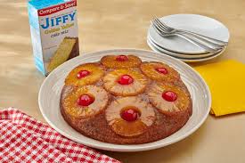 Pineapple Upside Down Cake Jiffy Mix Recipe Upside Down Cake Pineapple Upside Down Cake Pineapple Upside Down
