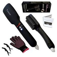 Robot Check Straightening Brush Hair Brush Straightener Hair Straightener