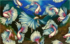 35 50 Ecoline Art Instart Illustrasyon Illustration Drawing Draw Dream Ruya Desen Underthesea Betabaligi Bettafish Siyam Drawings Art Illustration