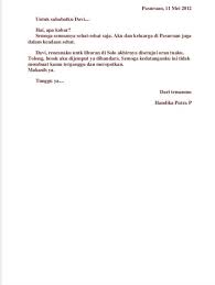 Sekarang ini banyak orang lebih memilih teknologi komunikasi canggih dibandingkan menggunakan surat. Buatlah Contoh Surat Tidak Resmi Brainly Co Id