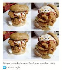 Zinger burger urdu recipe, step by step instructions of the recipe in urdu and english, easy ingredients, calories, preparation time, serving and videos in urdu cooking. Zinger Crunchy Burger Village Burger Home Facebook
