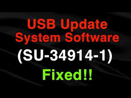 Ps4 Su 34914 1 Error Code System Software Update Usb Easy Fix Youtube