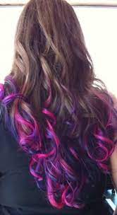 Best Hair Color Tips Purple Pink Ideas Colored Hair Tips Cool Hair Color Peekaboo Hair