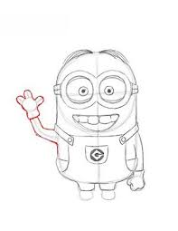 Wie echt sieht diese zeichnung aus! Einfach Unverbesserlich Minion Zeichnen Lernen Schritt Fur Schritt Tutorial Zeichnen Leicht Gemacht
