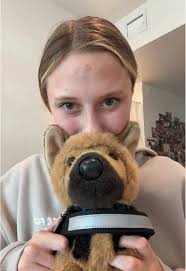 Service Dog Emotional Support Stuffed Animal Shepherd