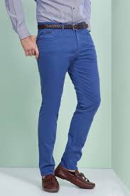 5 Cepli Mavi Slim Fit Pamuk Kanvas Pantolon Pantolon Fit Mavi Pantolon