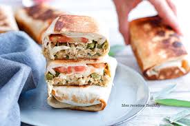 Wrap Poulet Mozzarella Au Curry Mes Recettes Healthy Recette Poulet Mozzarella Wraps Poulet Recette Wrap