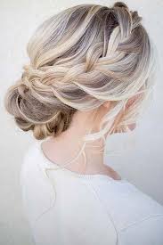 There are plenty of variations for updo styles, click through this list to see which style goes best with the dress. 15 Timeless Bridal Hairstyles Page 2 Of 6 Wedding Forward Romantic Wedding Hair Messy Wedding Hair Wedding Hairstyles Updo