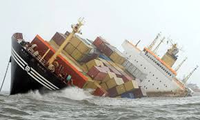four missing after cargo ship sinks off