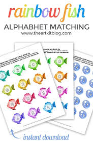 Uppercase and lowercase letters refer to all letters used to compose the english language. Rainbow Fish Alphabet Uppercase And Lowercase Match Up Printable Pack The Art Kit