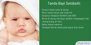 Sembelit paling sering terjadi ketika kotoran atau feses bergerak terlalu lambat melalui saluran sembelit yang dialami oleh anak dapat diatasi dan dicegah dengan cara alami, bunda. Tak Perlu Panik Inilah Cara Mengatasi Sembelit Pada Bayi Aladokter