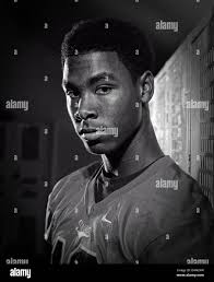 High school football player during hi-res stock photography and images