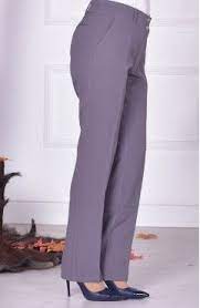 Sefamerve Duz Paca Pantolon 8070 03 Gri Pantolon Giyim Kadin