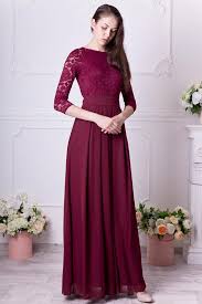Brands are dropping hot bridesmaid dresses left and right—we can't even keep up. Burgundy Bridesmaid Dress Long Floral Lace Formal Gown With Etsy